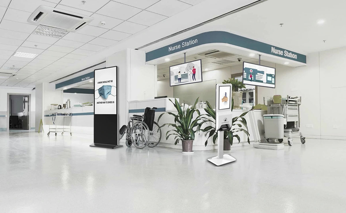 digital signage for hospitals